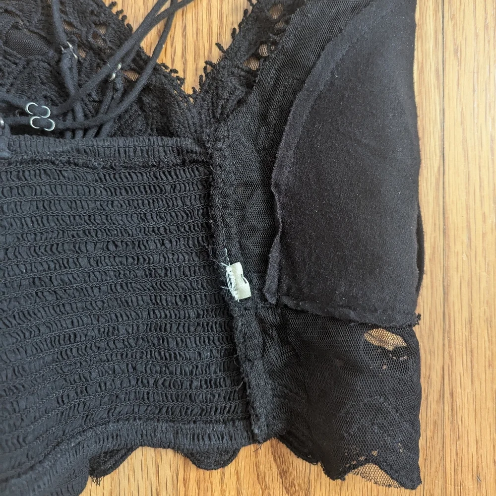 Free People Ilektra Bralette Black Small